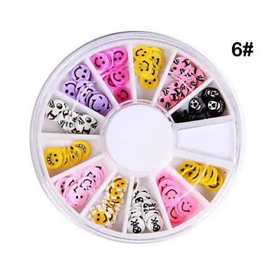 12x 3D Different Shaped Nail Art Decoration
