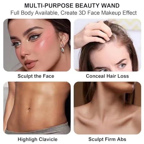 3Pcs Cream Contour Stick Makeup Kit,Shades with Highlighter Stick,Blush Stick and Bronzer Contour Stick for Sculpt the Cheeks,Long Lasting,Waterproof,Matte & Dewy Finish,1 LIGHT FAIR (#08,11,14)