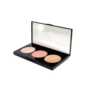 Blush Makeup Cosmetics Highlight Palette -  3 Well