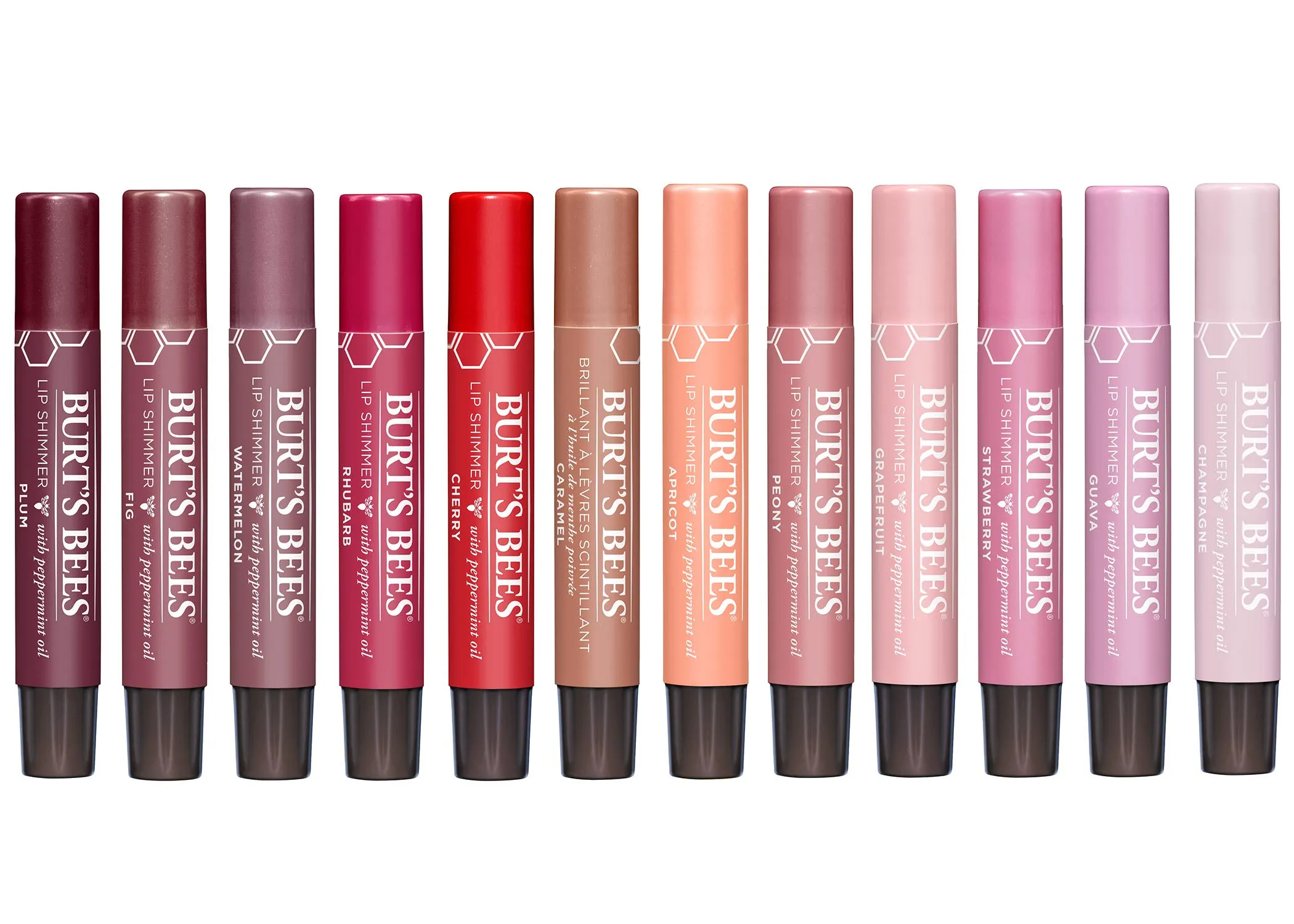 Burt's Bees 100% Natural Lip Shimmer, Watermelon, 1 Count