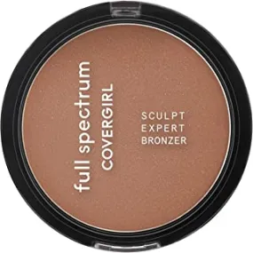 COVERGIRL Full Spectrum Sculpt Expert, Bronzer Warmth, Bronzing Powder, 0.39 Oz ,Bronzer, Bronze Makeup Look, Controls Shine, Contouring, Sculpting Powder
