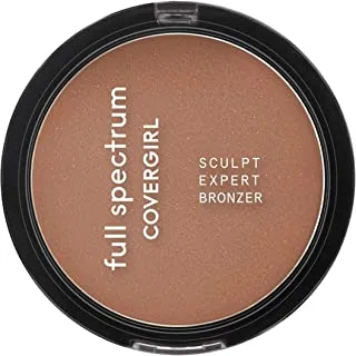 COVERGIRL Full Spectrum Sculpt Expert, Bronzer Warmth, Bronzing Powder, 0.39 Oz ,Bronzer, Bronze Makeup Look, Controls Shine, Contouring, Sculpting Powder