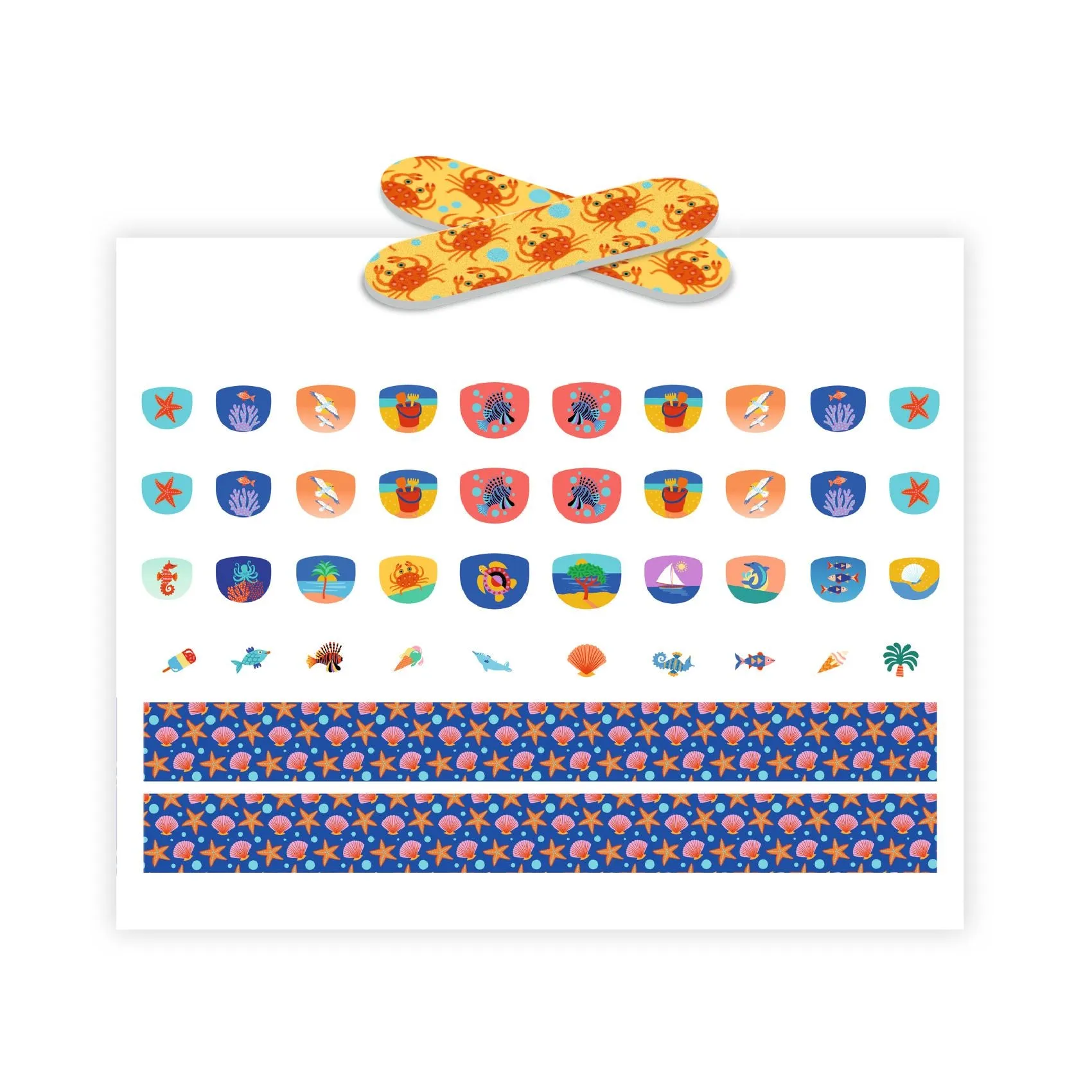 Djeco Nail Stickers – Mediterranean