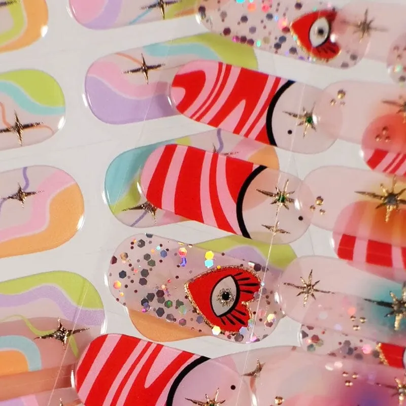Gel Nail Strip ★ @jellybayn_nails 01