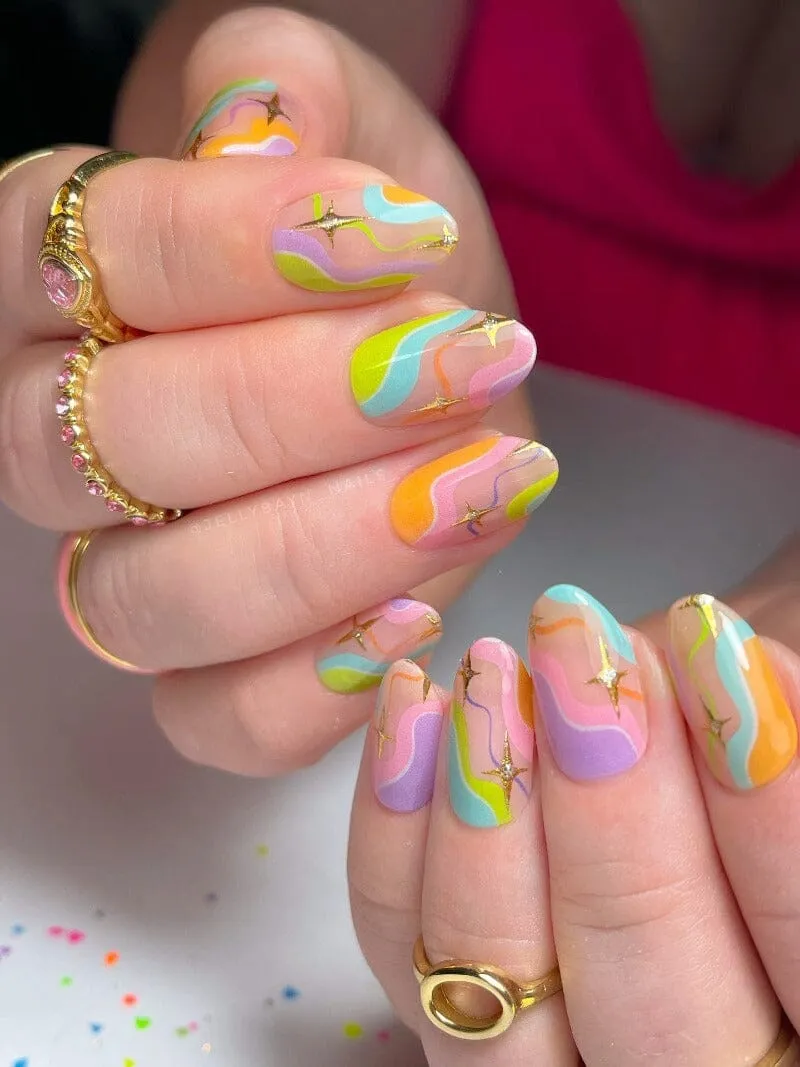 Gel Nail Strip ★ @jellybayn_nails 01