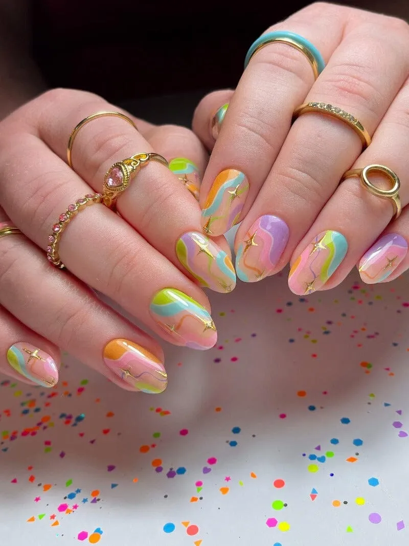 Gel Nail Strip ★ @jellybayn_nails 01