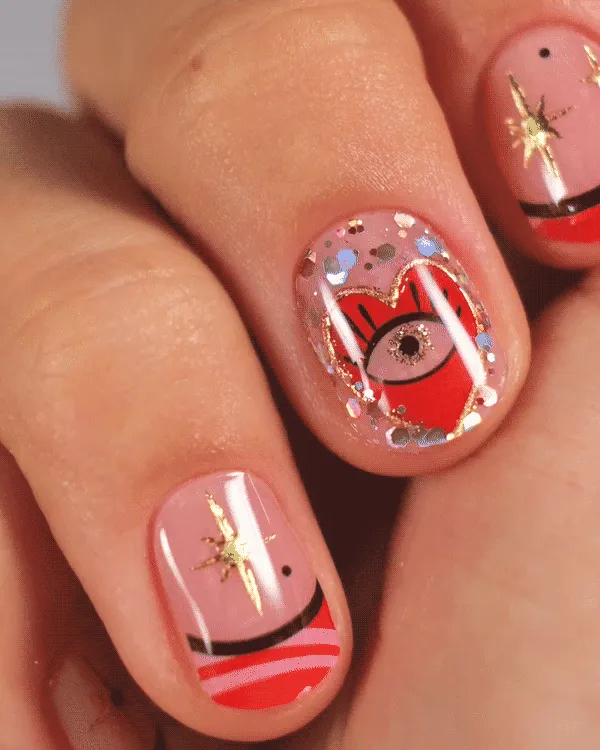 Gel Nail Strip ★ @jellybayn_nails 03