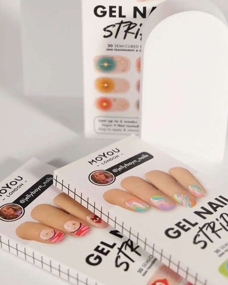 Gel Nail Strip ★ @jellybayn_nails 03
