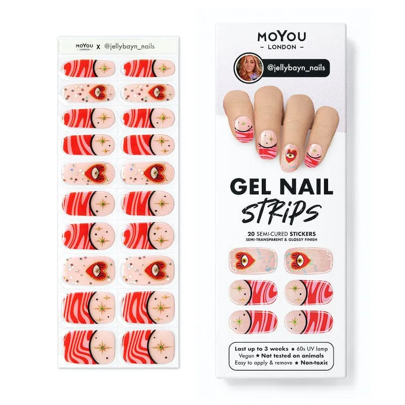 Gel Nail Strip ★ @jellybayn_nails 03