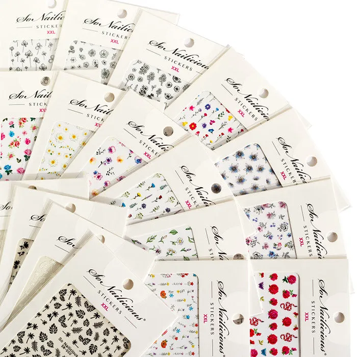 Heavenly Blooms Nail Stickers - 230 XXL
