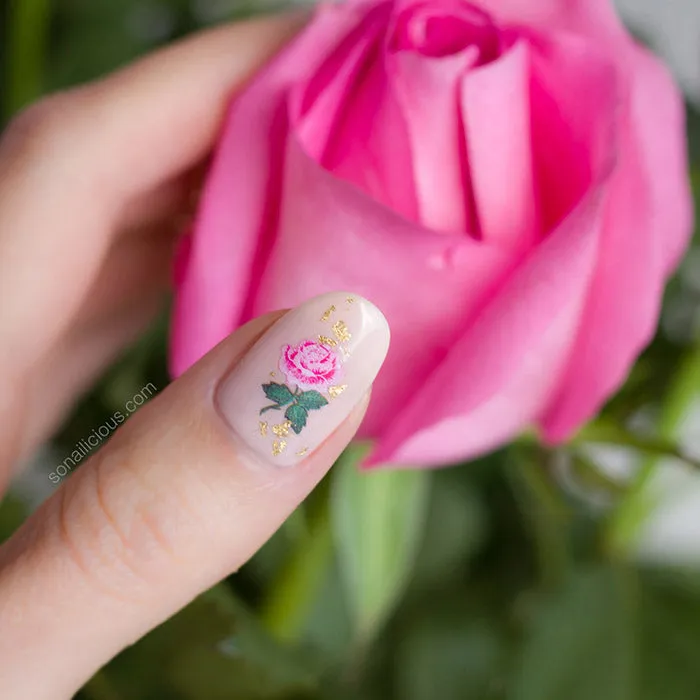Heavenly Blooms Nail Stickers - 230 XXL