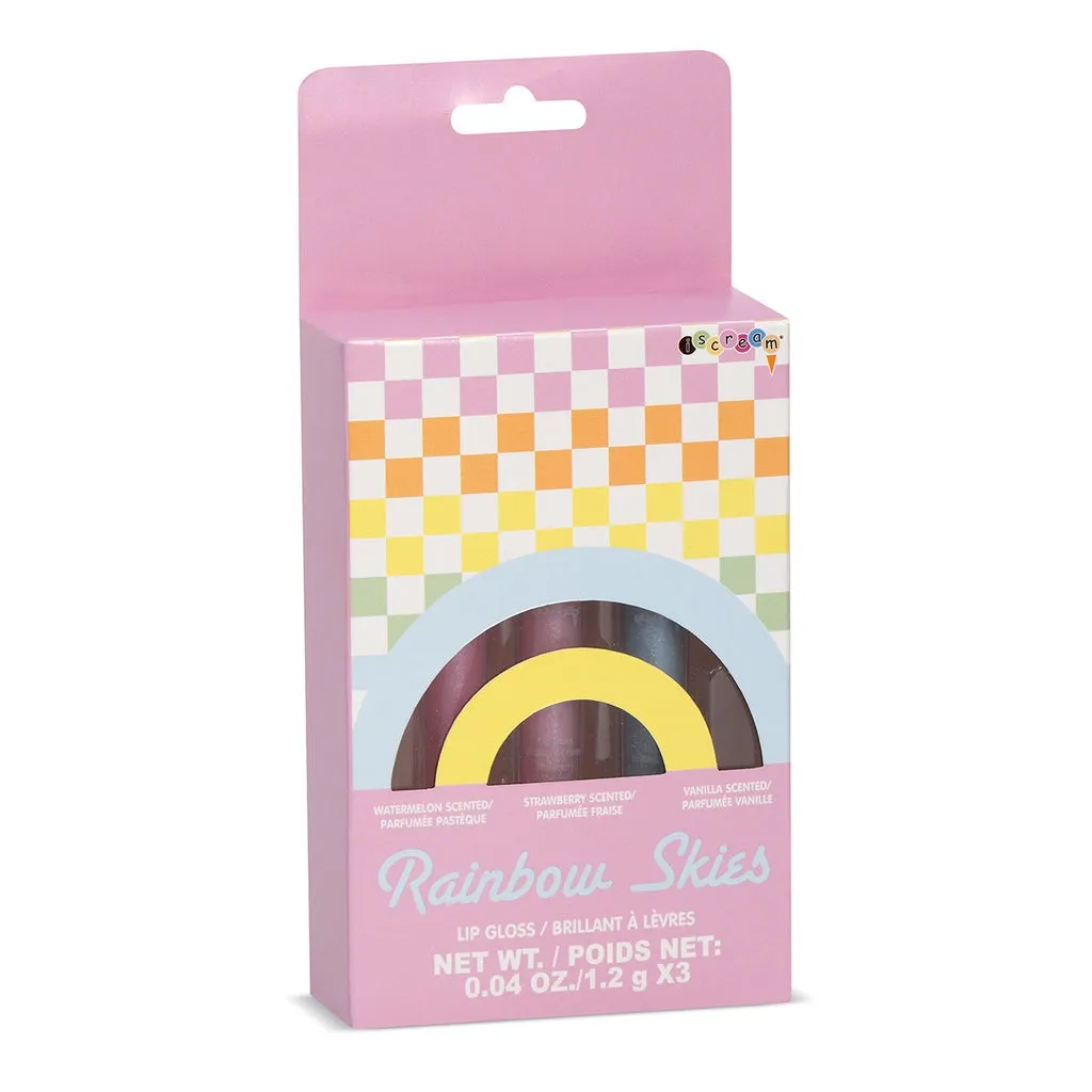 Iscream Rainbow Skies Lip Gloss Trio