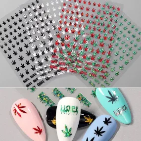 Leaf Nail Decals