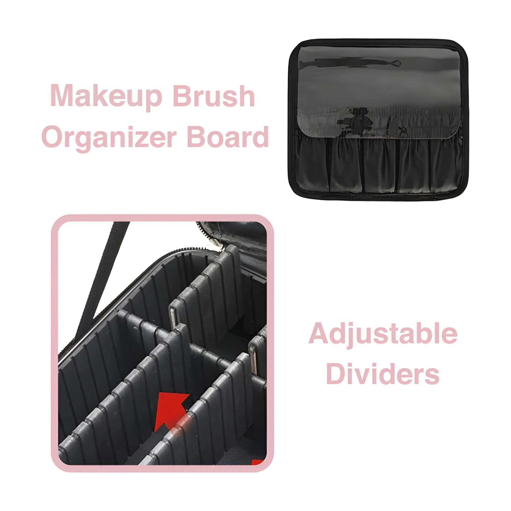 Lighted Travel Makeup Case