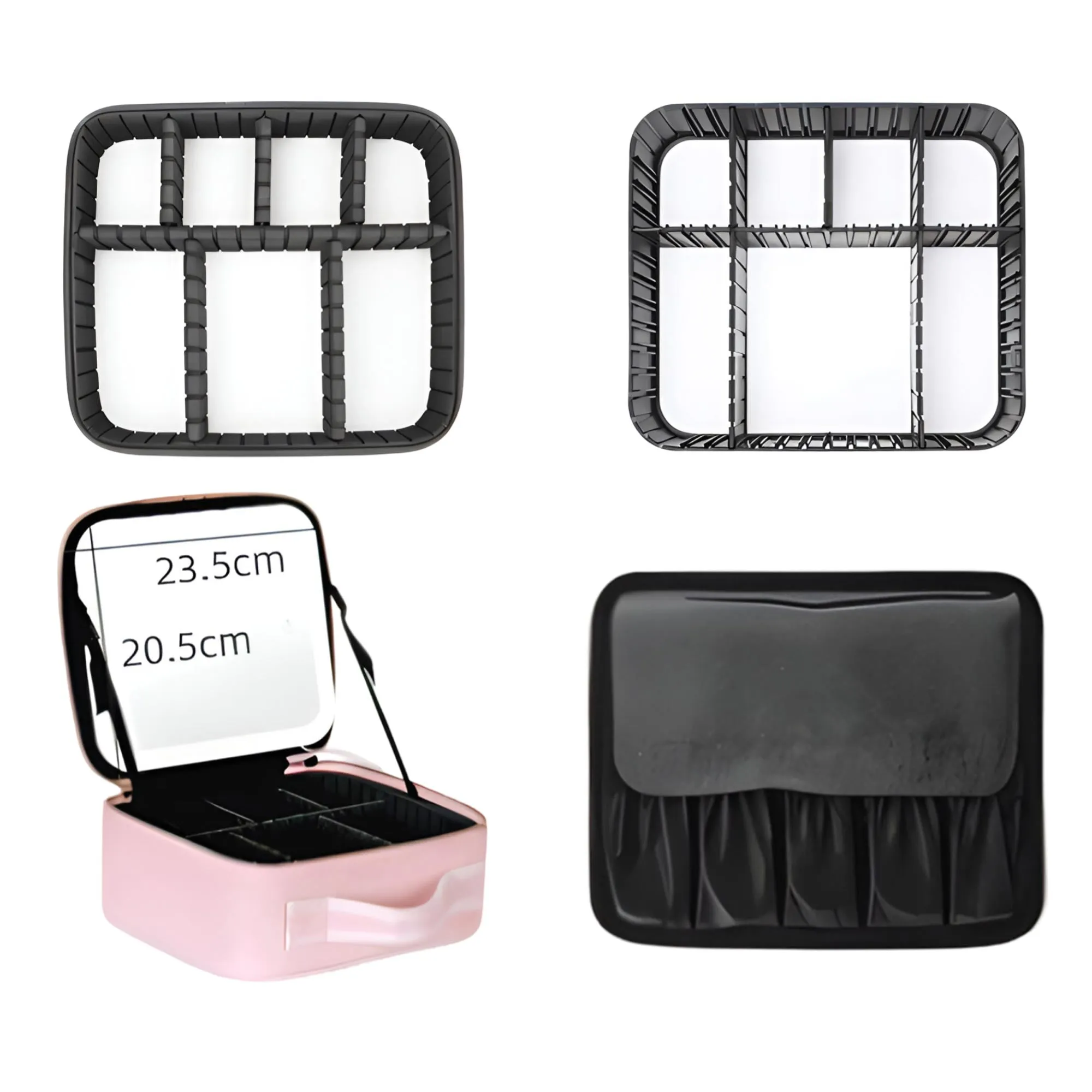 Lighted Travel Makeup Case