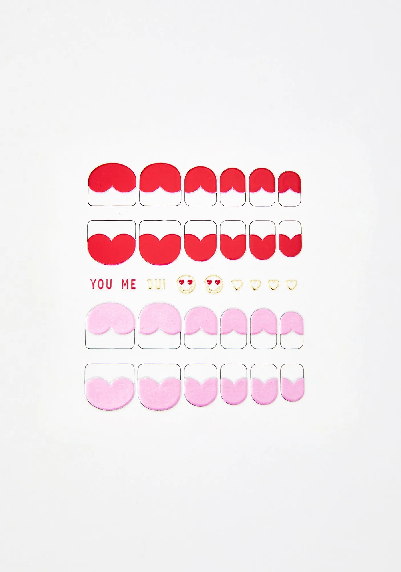Love Edition Le Touch Finale Mini Nail Stickers