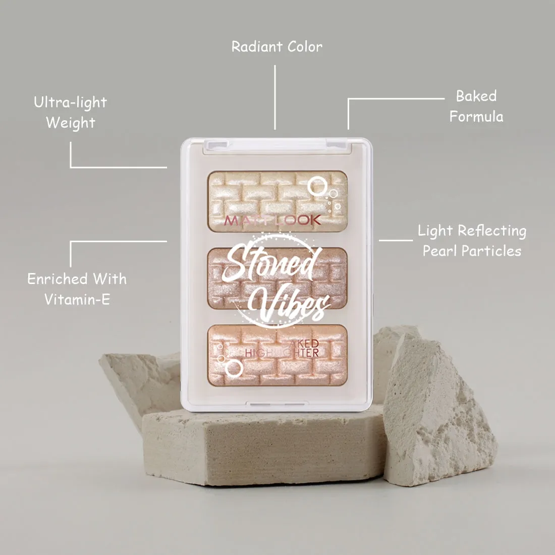 Mattlook Stoned Vibes Baked Highlighter 25.8g