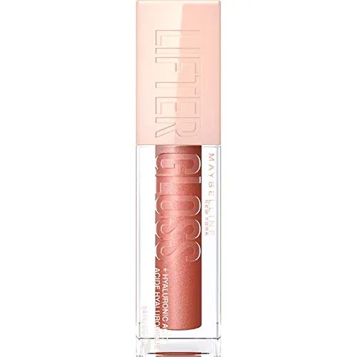 Maybelline New York Lifter Gloss, Hydrating Lip Gloss, High Shine for Fuller Looking Lips, Topaz, Terracotta Neutral, 5.4 ml