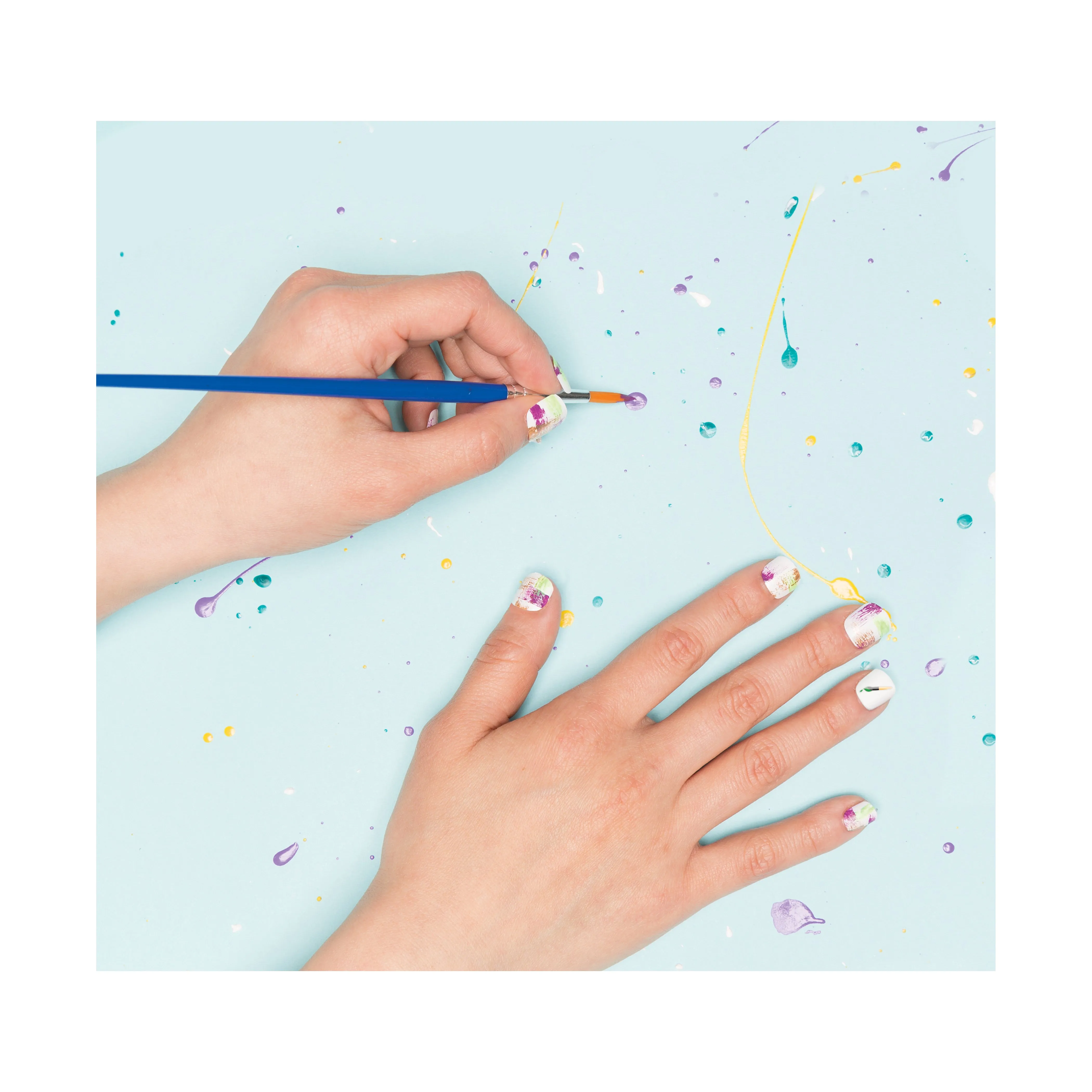 Metallic Glam Nail Studio