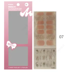 Minimalist 14 pcs DIY Full Wrap Nail Stickers(07)