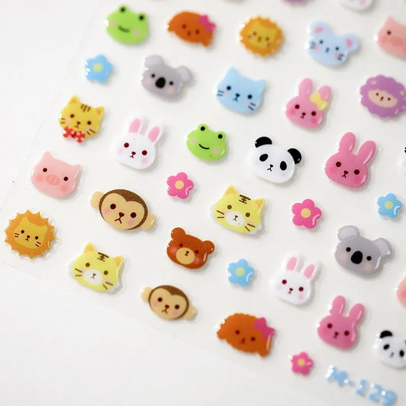 Nail Art Stickers Adhesive Sliders Cartoon Jelly Sticker Decals M129