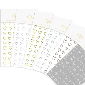 Nail Stickers-Hollow Heart