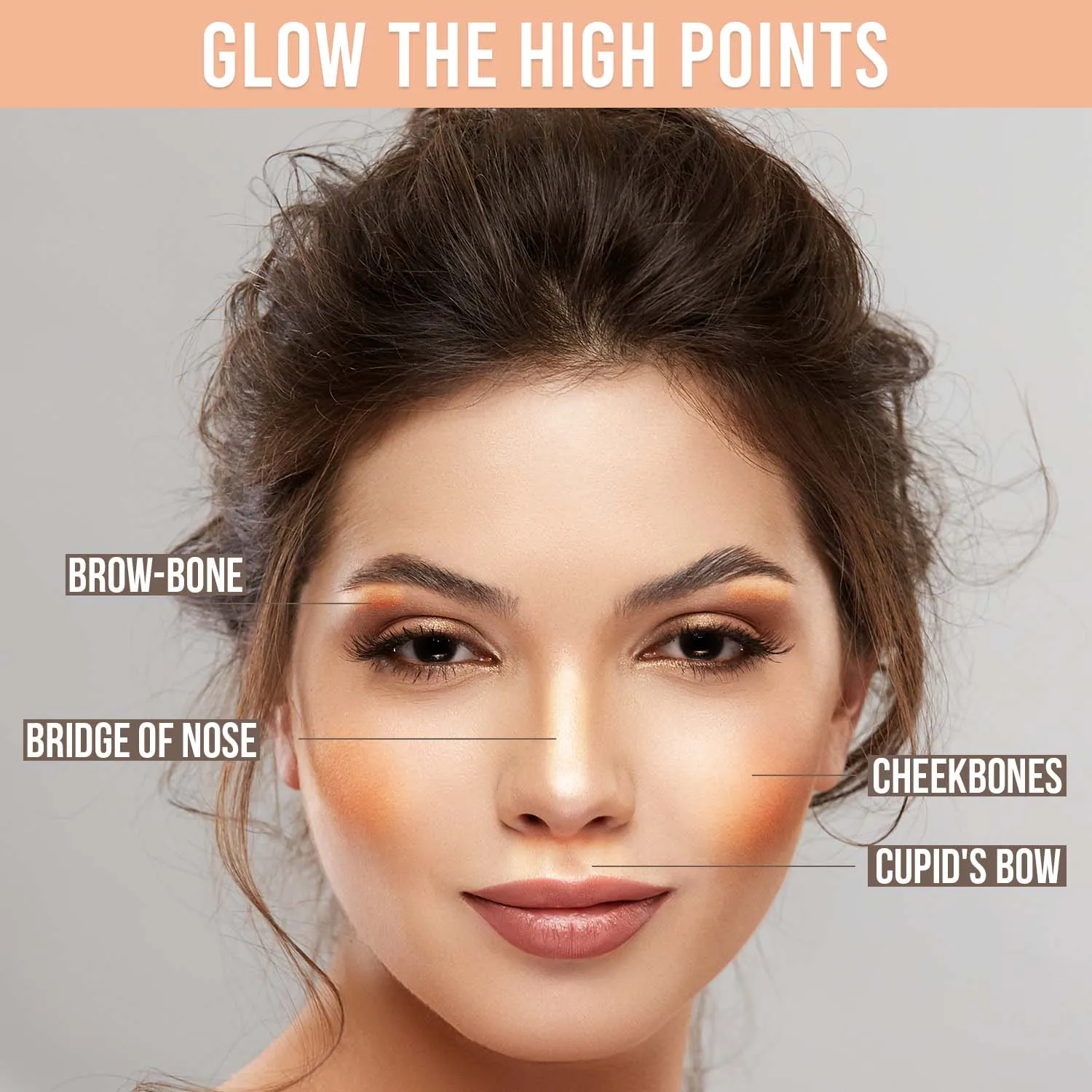 NY Bae Shine & Shimmer Highlighter - Bronze Beauty 4 (5 g) | Bronze | Rich Colour | Super Blendable | Multipurpose | Travel Friendly