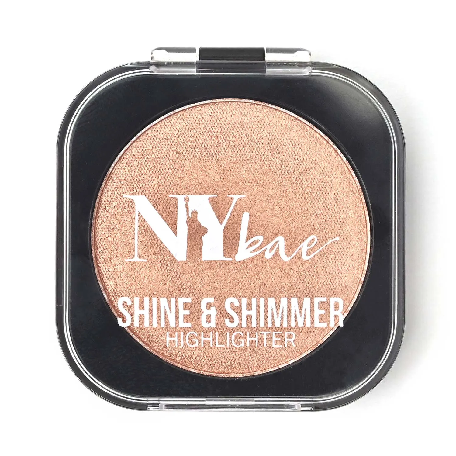 NY Bae Shine & Shimmer Highlighter - Bronze Beauty 4 (5 g) | Bronze | Rich Colour | Super Blendable | Multipurpose | Travel Friendly