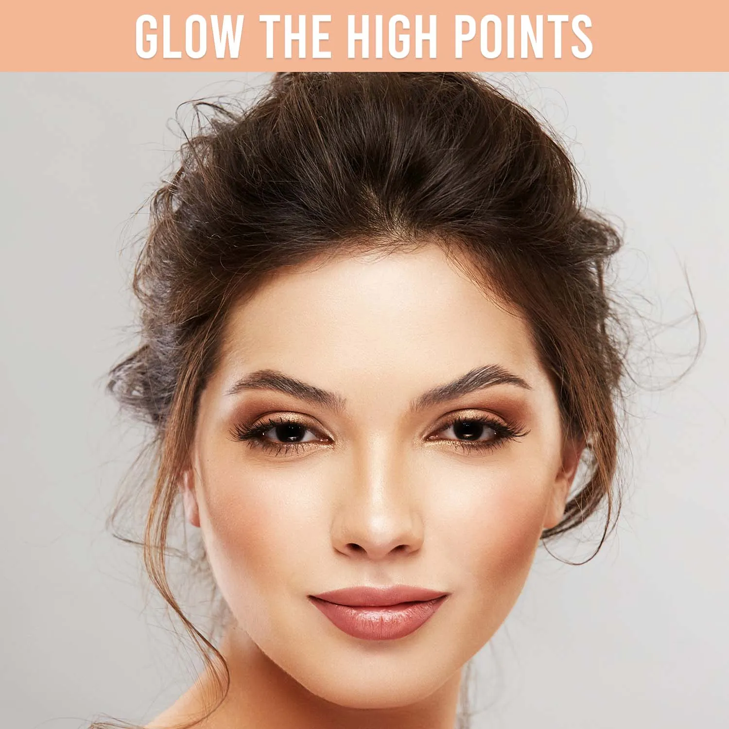 NY Bae Shine & Shimmer Highlighter - Bronze Beauty 4 (5 g) | Bronze | Rich Colour | Super Blendable | Multipurpose | Travel Friendly