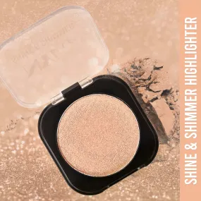 NY Bae Shine & Shimmer Highlighter - Bronze Beauty 4 (5 g) | Bronze | Rich Colour | Super Blendable | Multipurpose | Travel Friendly