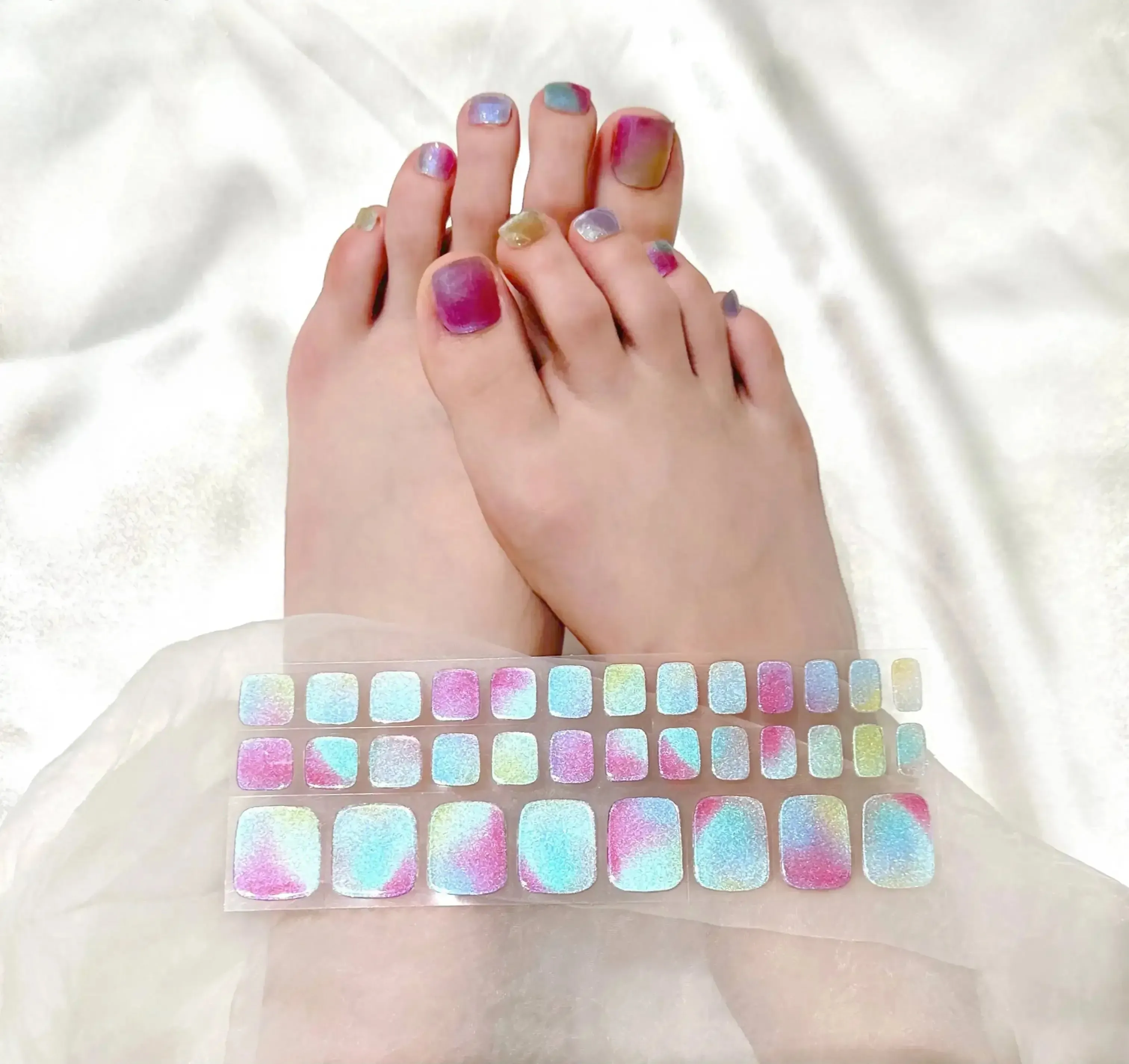 PEDICURE - VALENTINA | Gel Nail Stickers