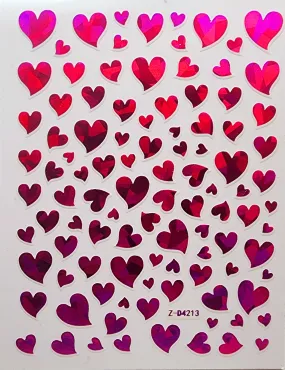 Pink Heart Stickers