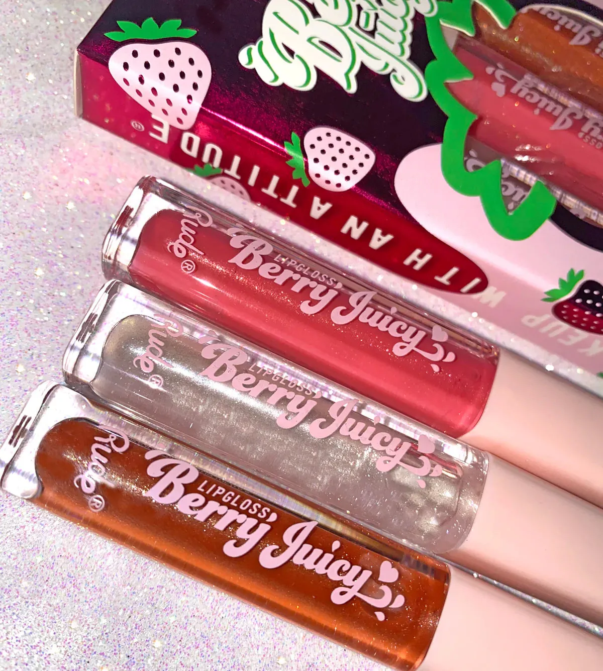 RUDE Berry Juicy Lip Gloss Set - Lip Gloss