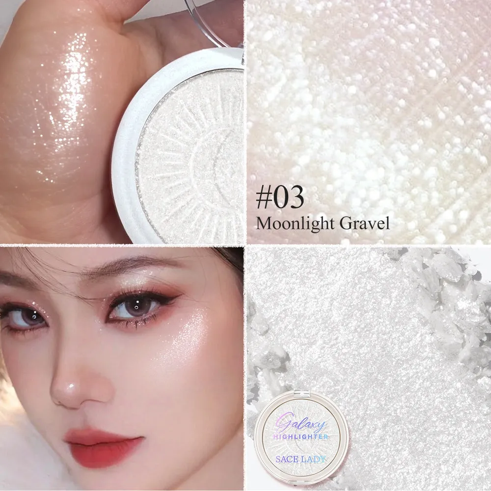 Sace Lady High Shimmer Highlighter - Lightweight, Blendable Powder for a Radiant Glow
