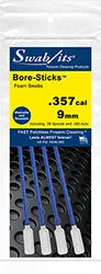 (Single Bag) .357/.38cal/9mm 3 in 1 Cleaning Tool Bore-Sticks™ by Swab-its®: 43-0909