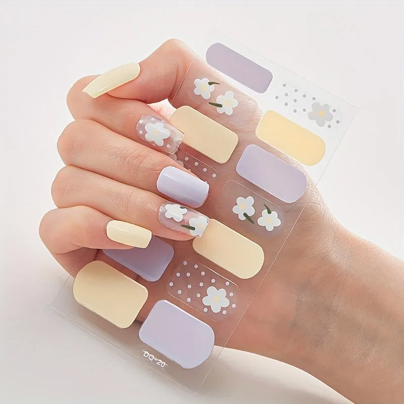 Wholesale Factory Price 14 Tips 3D Nail Art Stickers