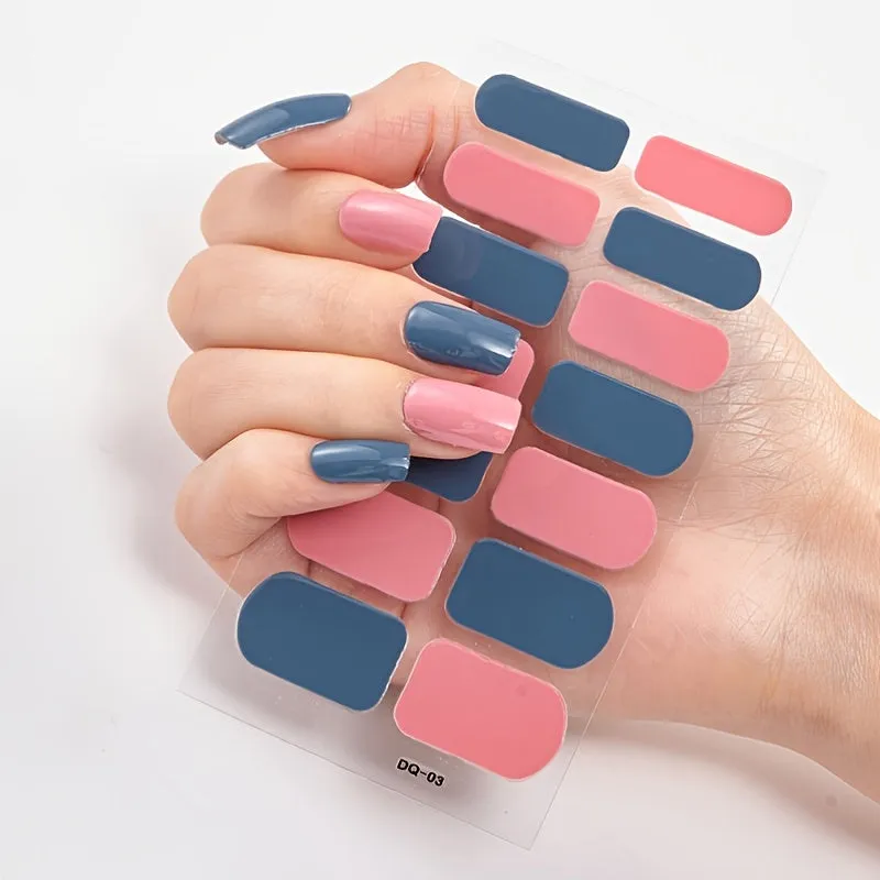 Wholesale Factory Price 14 Tips 3D Nail Art Stickers
