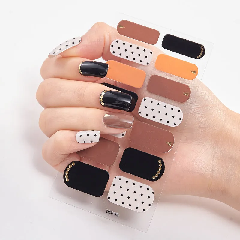 Wholesale Factory Price 14 Tips 3D Nail Art Stickers