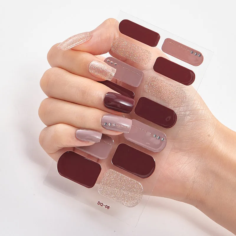 Wholesale Factory Price 14 Tips 3D Nail Art Stickers