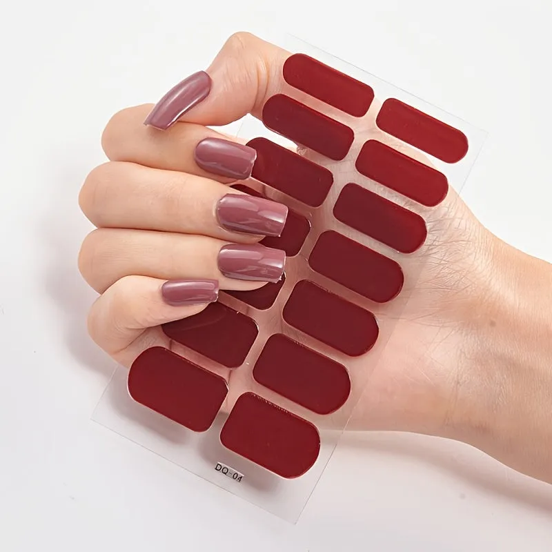 Wholesale Factory Price 14 Tips 3D Nail Art Stickers