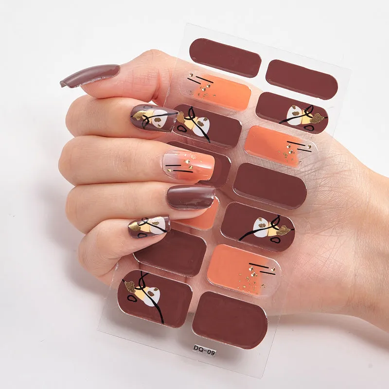 Wholesale Factory Price 14 Tips 3D Nail Art Stickers