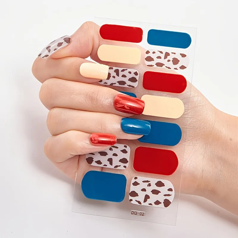 Wholesale Factory Price 14 Tips 3D Nail Art Stickers