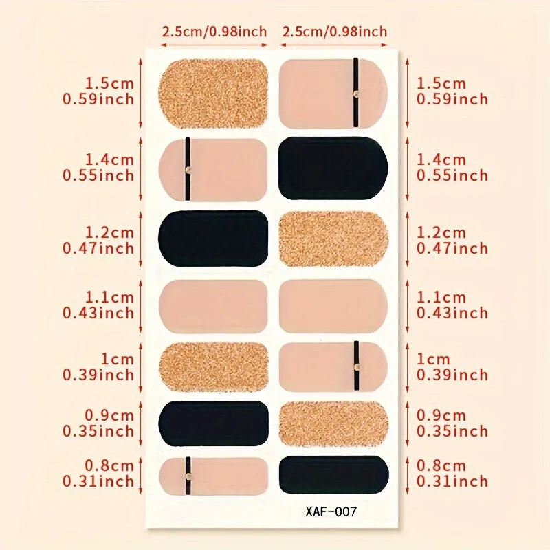 Wholesale Factory Price 14 Tips 3D Nail Art Stickers