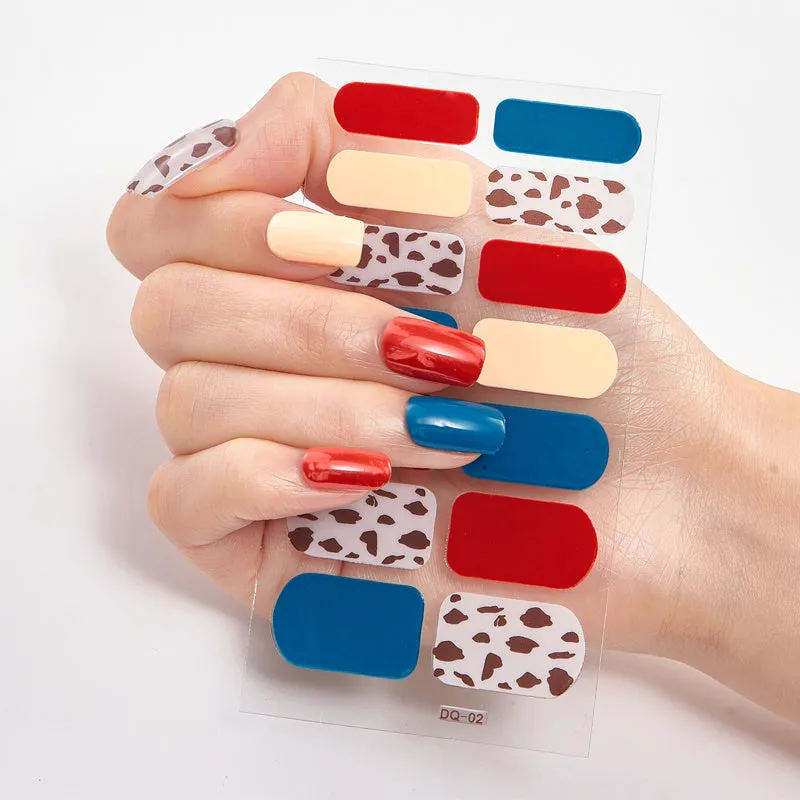 Wholesale Factory Price 14 Tips 3D Nail Art Stickers