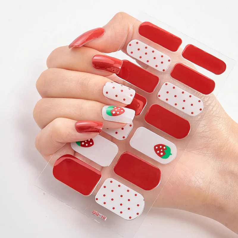 Wholesale Factory Price 14 Tips 3D Nail Art Stickers