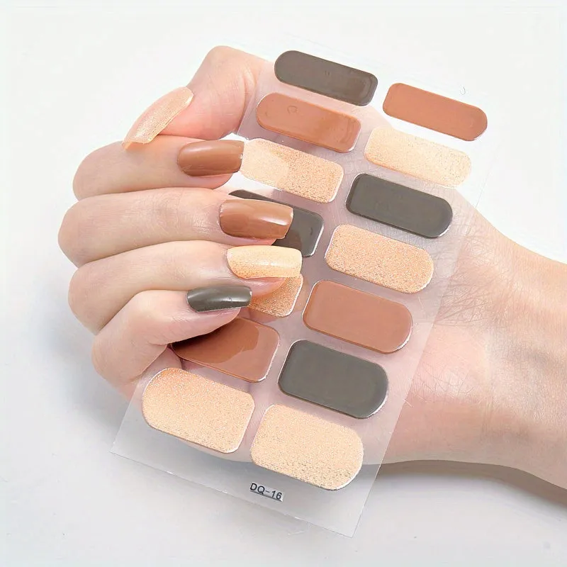 Wholesale Factory Price 14 Tips 3D Nail Art Stickers