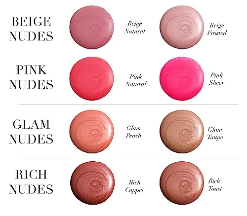 Woosh Beauty, Spin-On Lip Gloss, Hydrating Shea Butter, No Fine Lines, Shine Finish, Neutral Tones, Vegan & Cruelty-Free (Beige Natural)